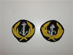 b9658 RVN Vietnam Vietnamese Navy Chief Petty Officer Cap Badge  IR9D