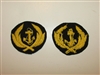b9659 RVN Vietnam Vietnamese Navy Officers Cap Badge IR9D