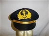 E0575-714 Vietnam RVN Navy Junior Officer Visor Hat Blue Size 7 1/4 W14T