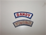 e0073 US Air Force Vietnam Gun Ship Sandy tab IR20E