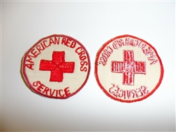 e1969 WW 2 Korea Vietnam US American Red Cross ARC Service patch R22A