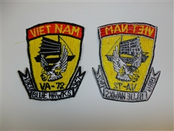 e4058 US Navy Vietnam Attack Squadron VA-72 Blue Hawks 1966-1967 IR26B