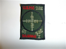 b0524 Vietnam USMC Sniper Patch  2-26 Danang 68 3-26 R7C