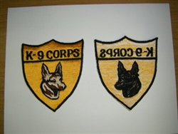 0820 Vietnam  K-9 Corps Dog patch PC3