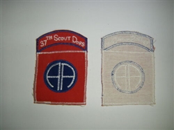 0774 Vietnam Dog patch 82nd Division 37th Scout Dogs PC3