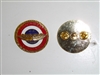 b0639 Northwest US Airmail Airlines Cap badge R2A