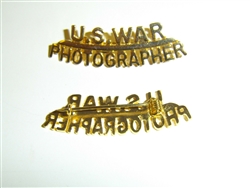 c0046s WW 2 Civilian US War Photographer Insignia pin pocket or cap A3B2