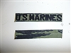 0358s USMC US Marines name tape Tiger Stripe small hand embroidered local R7B