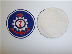 b0948 WWII US Navy OSS SACO pocket patch US Navy cotton C19A12