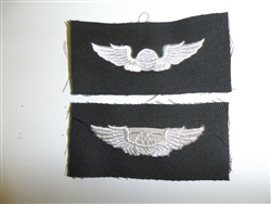 b1370 WW 2 US Army Air Force cloth Navigator's Wings elastique wool C17A5