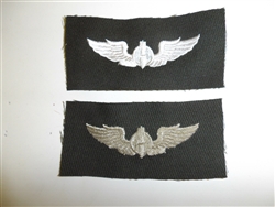 b1371 WW 2 US Army Air Force cloth Bombardier's Wings elastique wool C17A6