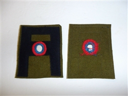 b1708 WW1 Aviation 1st Army US Aviation patch wool on wool PC8