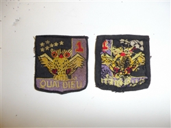 b1923 Vietnam RVN 1st Marine TQLC Corps Battalion Patch Quai Dieu IR11B
