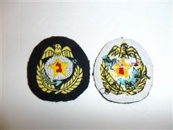 b1971 Vietnam RVN Marine Corps Beret badge black TQLC ARVN IR11C