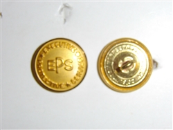 b2437 EPS Button 1950's Executive Protection Service  Large Gold B2D17
