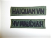 b2679 RVN Vietnam Vietnamese Navy name tape HAIQUAN VN IR9A