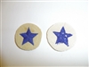 b2944p WWII US Navy Wave Officer sleeve stars White pair female A5B6