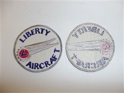 b2966 WW 2 Civilian patch Liberty Aircraft Company R12A