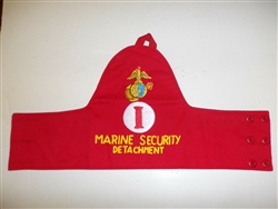b0831 USMC Vietnam  Armband I Marine Security Detachment R7E