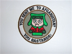 a0223 You sent me to Afghanistan patch War on Terror IR18A