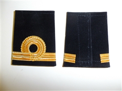 b3254p Vietnam RVN Navy Slip on rank Thieu Uy Ensign pair IR9B