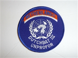 b3871 United Nations UN Netherlands Dutchbat III Unprofor patch Bosnia R2A