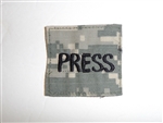 c0431 Afghanistan PRESS patch US Civilian Army ACU Digital Camo R9E