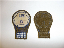 b4074 WW1 US Army Aviation Generic Balloon Troops patch wool USA PC2