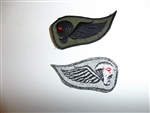 b4115 US USMC Vietnam Recon Wings for Force Recon red eye black boarder R5D