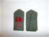 b4526p Late WW1 German IR62 Infantry Regiment slip on Shoulder boards IR1C