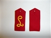 b4528p WW1 German Luft Shif Sew on Shoulder Boards red pair IR1C