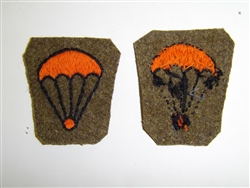 b4311 WW 2 Dutch Army Parachute Qualification patch C10A1