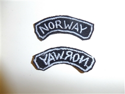 b4316 WW 2 Norway Navy tab black/blue wool C10A7