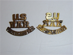 c0265s WW 2 US War Photographer Civilian brass pin single R10D