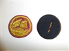 b5131 Vietnam RVN Navy Junk Force Beret badge embroidered maroon IR9A