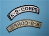 D032 1950s - 60s  US Army K9 Corps tab