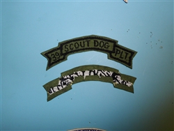 D034 Vietnam US Army 39th Scout Dog Platoon tab
