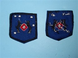 D040 WW2 USMC 1st Raider Battalion War Dog Platoon patch type 2