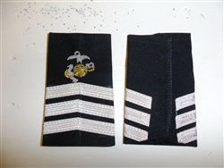 b3692s Vietnam RVN Marine Slip rank Trung-Si I Master Sergeant pair TQLC IR11D