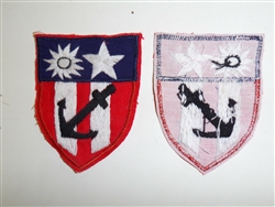 b5401 WW2 US Navy OSS SACO CBI  patch hand embroidered no backing C20A11