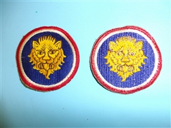 A059 WW 2 US Army SSI for the 106th Division Golden Lions IR45C