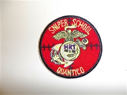 b5953 Vietnam USMC Sniper patch Sniper School Quantico HRT R7C