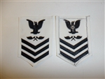 b6081 US Navy Rate Aviation Metalsmith 1st class white IR34C