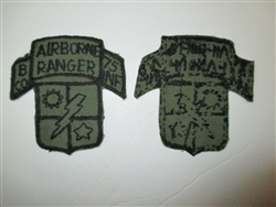 b6913 Vietnam US Army  Airborne 75th Ranger patch B Company Infantry