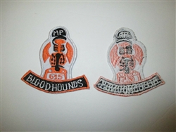 b7067 Vietnam MP Military Police 615th Company Bloodhounds