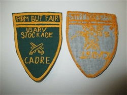 b7068 Vietnam MP Military Police US ARV Stockade Cadre Firm But Fair Large