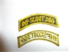 D078 Vietnam US Army Infantry Inf Scout Dog tab IR4B