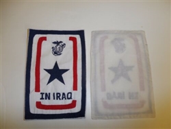 b8338 USMC Iraq In Service In Iraq Window Hanger