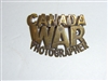 c0260s WW2 Civilian Canada War Photographer Brass Badge single R10D