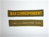 c0163 WW2 US Civilian War Correspondent Tab Light shirt Wool R10C